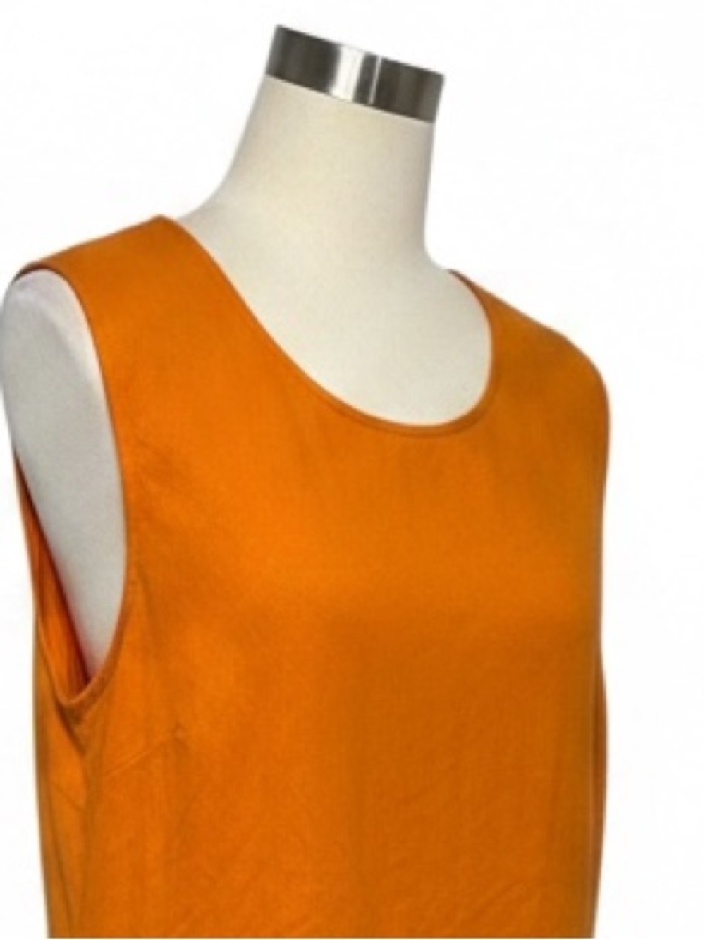J.Crew 100% Linen Carolyn Dress in Apricot. Excellent EUC condition size L - Picture 2 of 6